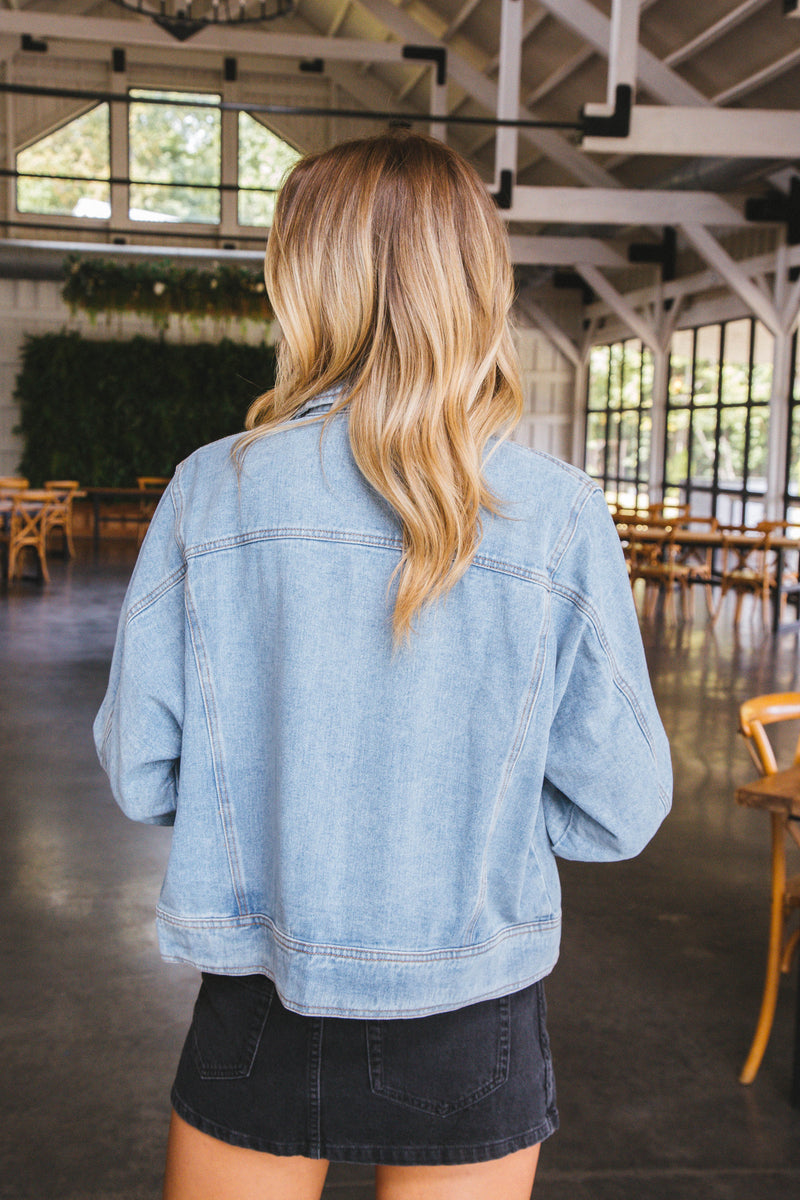 Celine Denim Jacket, Denim Blue