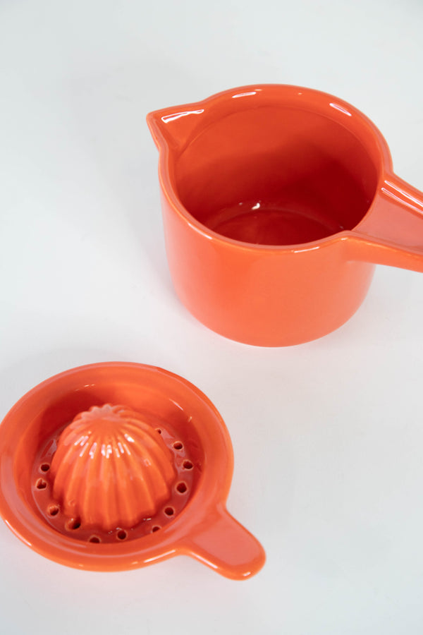 Ceramic Juicer & Pitcher, Orange