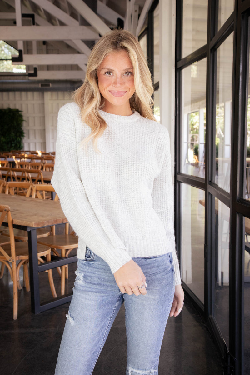 Snow Bunny Sweater, Chalk Heather | Sanctuary