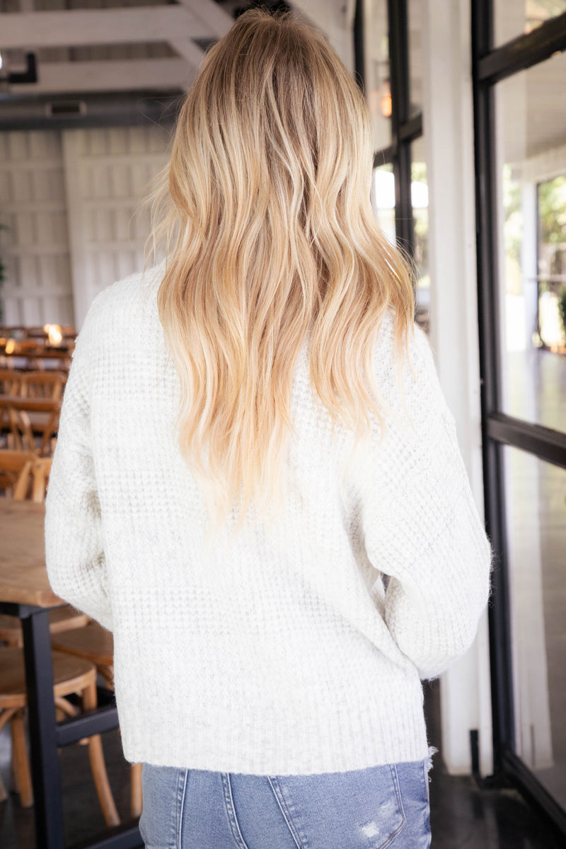 Snow Bunny Sweater, Chalk Heather | Sanctuary