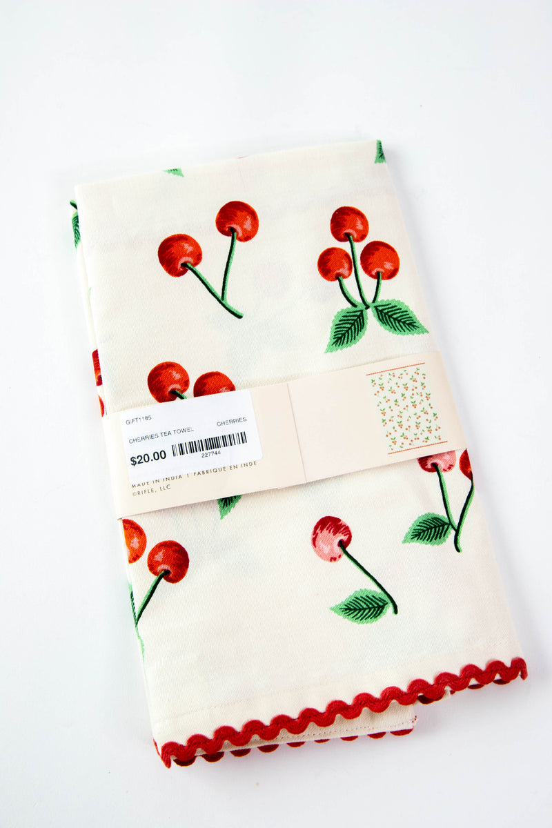 Cherries Tea Towel | Rifle Paper Co.