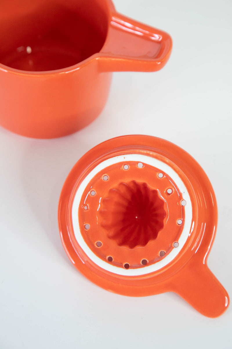 Ceramic Juicer & Pitcher, Orange