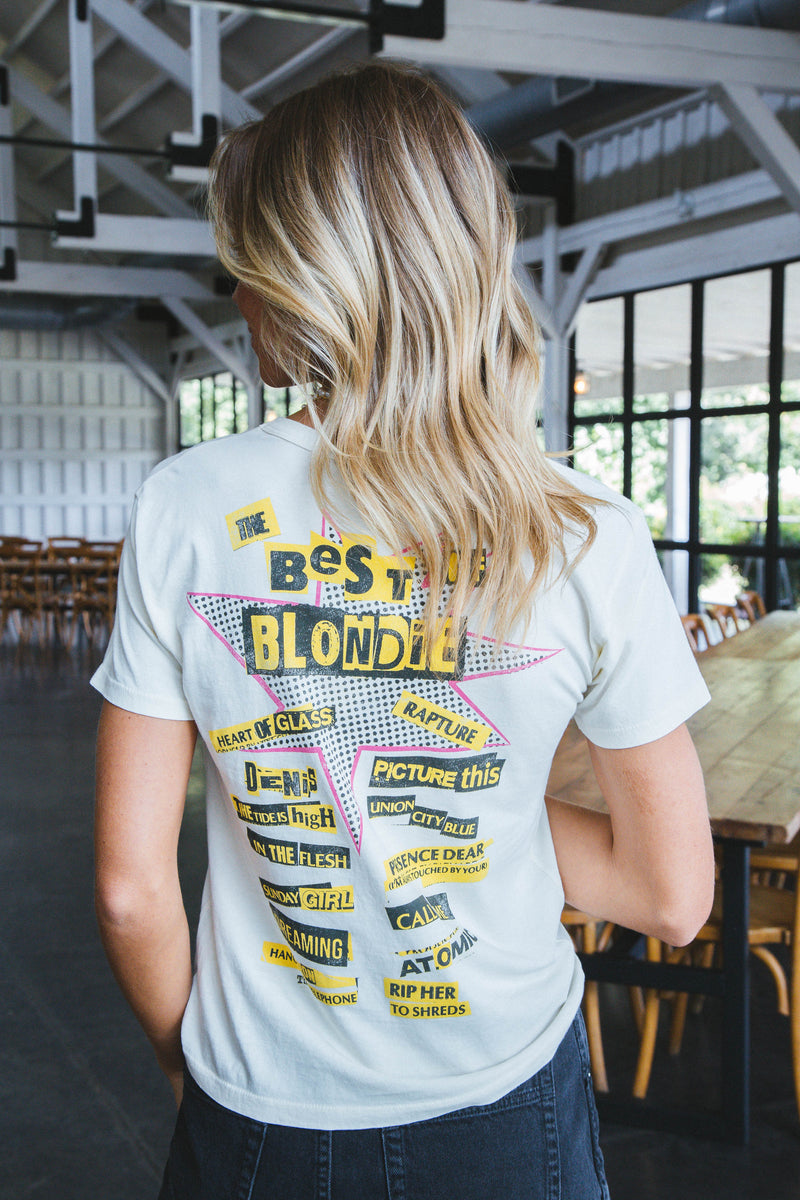 Blondie Est 1974 Solo Tee, Stone Vintage | Daydreamer