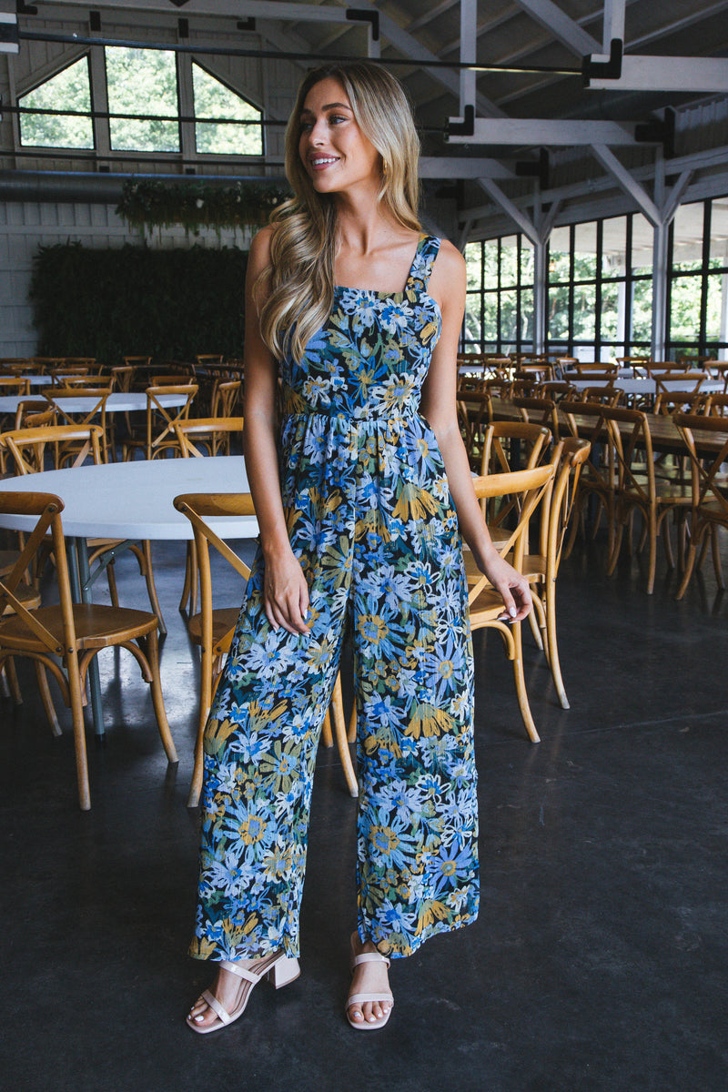 Cruising Jumpsuit, Midnight Multi | Sadie & Sage