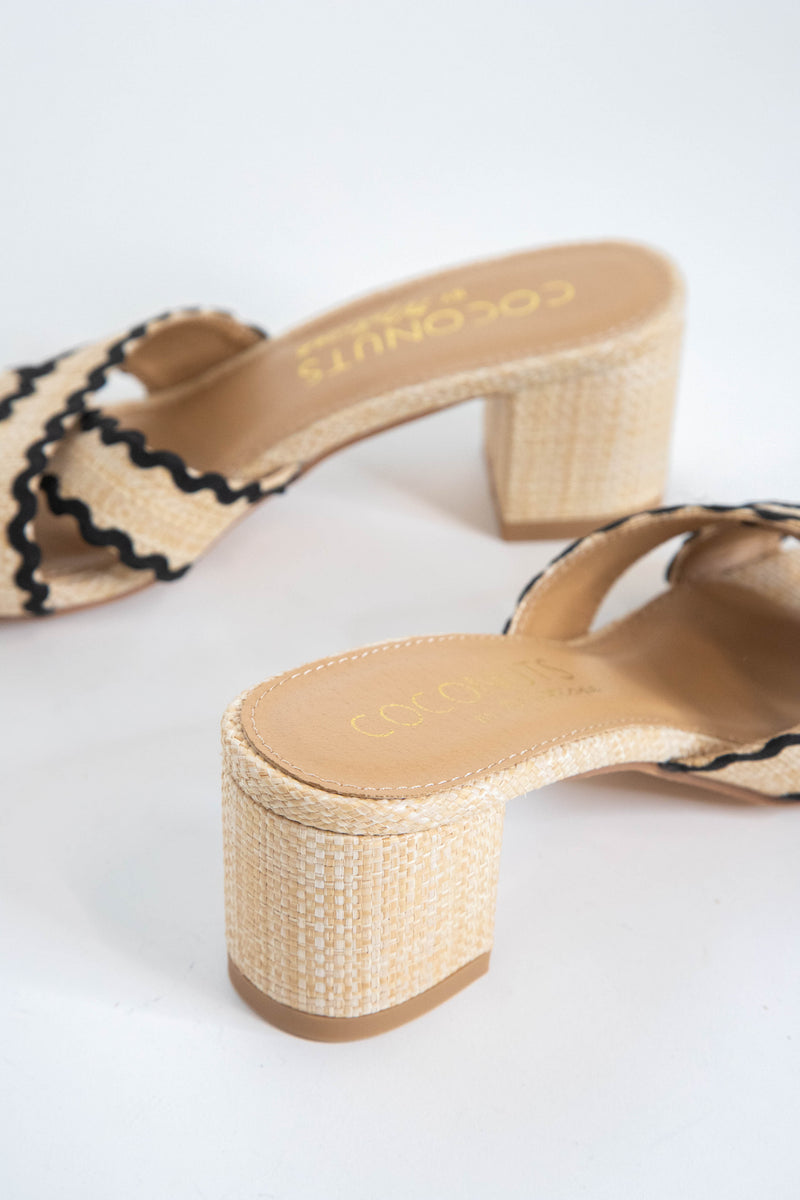 Principessa Crisscross Slide On Heel, Natural | Coconuts by Matisse