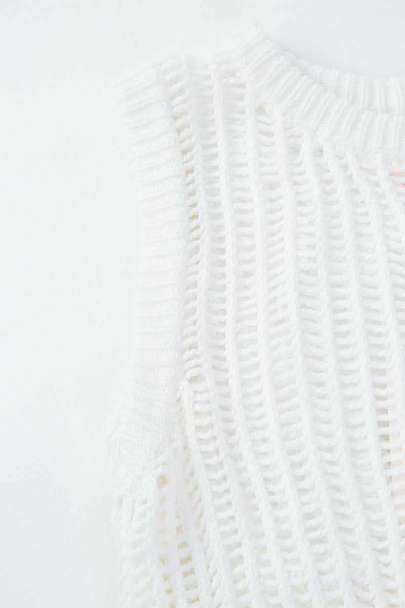 Fallon Sweater Top, Off White