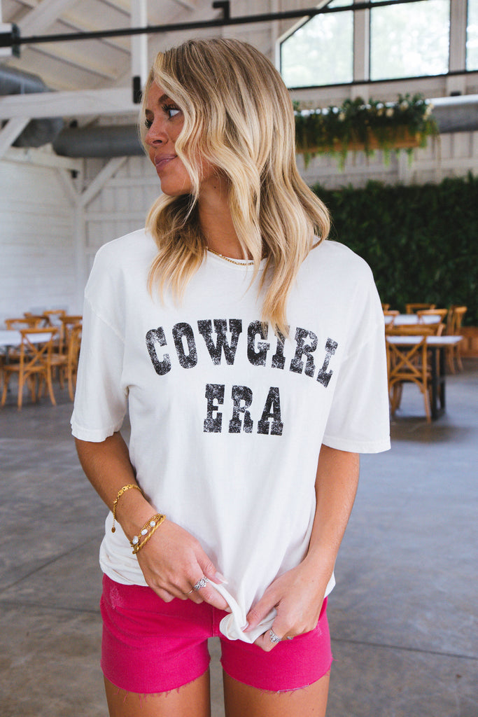 In My Cowgirl Era Pink Graphic Tee