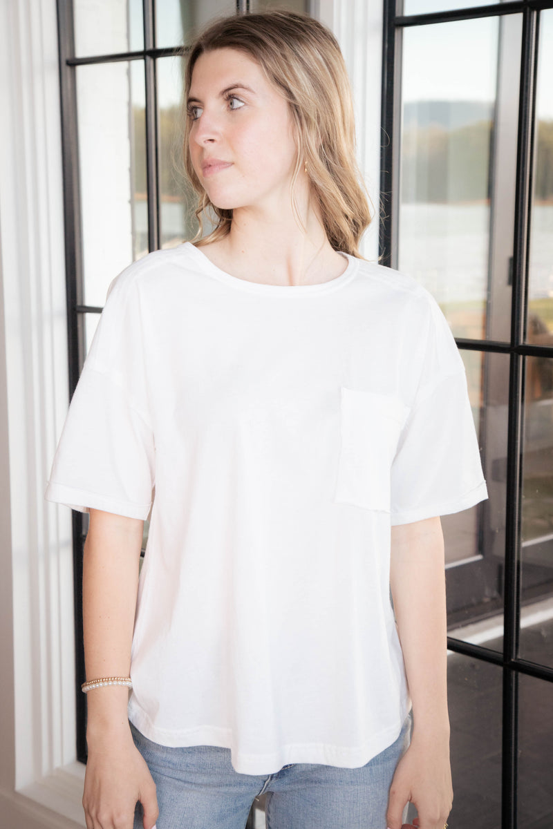 Ontario Oversized Tee, White