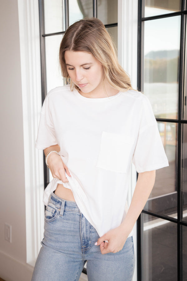 Ontario Oversized Tee, White