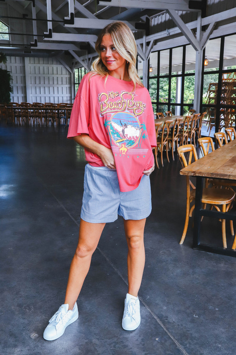 Beach Boys Surfs Up Graphic Tee, Rose Water | Daydreamer