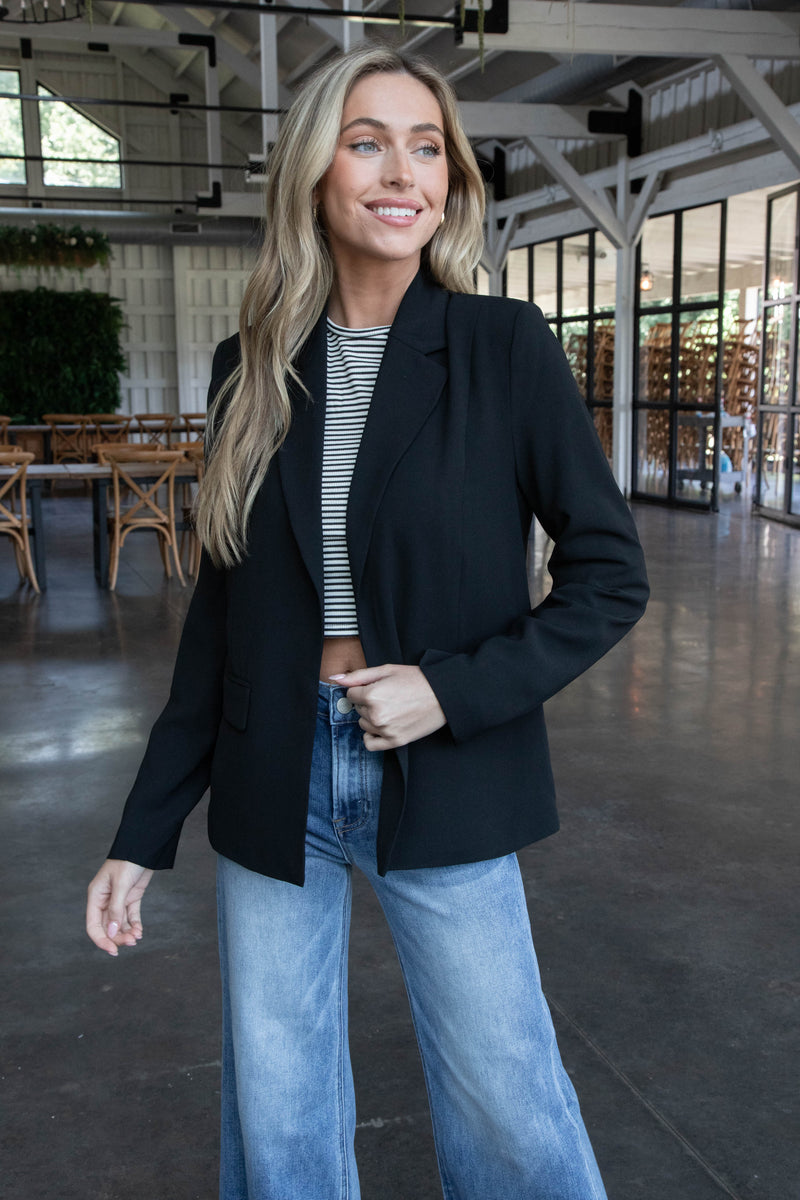 Payton Blazer, Black | Steve Madden