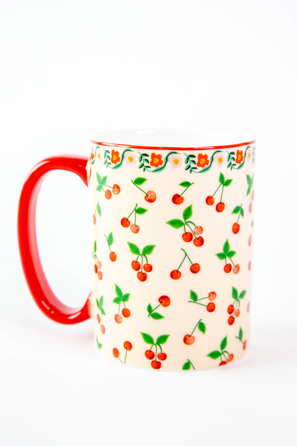 Cherries Porcelain Mug | Rifle Paper Co.