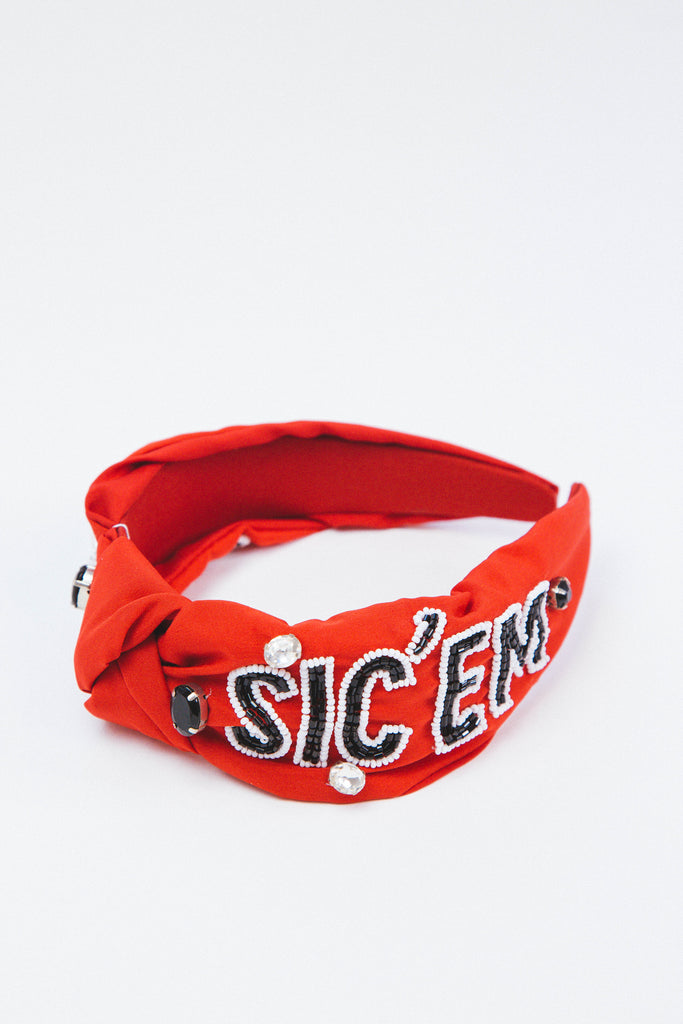 Red Supreme LV Headband