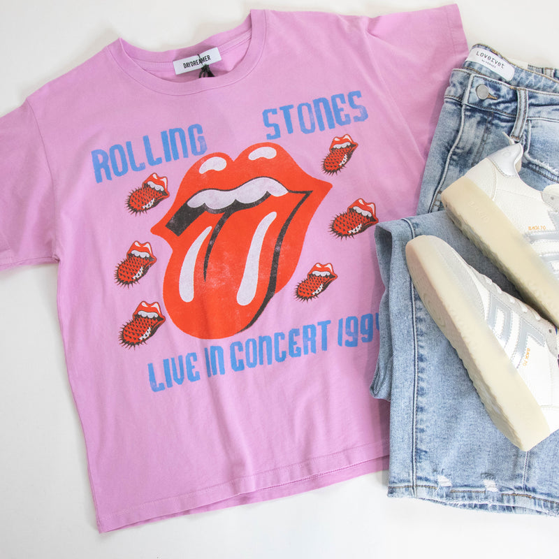 Rolling Stones Live In Concert 1994 Solo Tee, Faded Lilac | Daydreamer