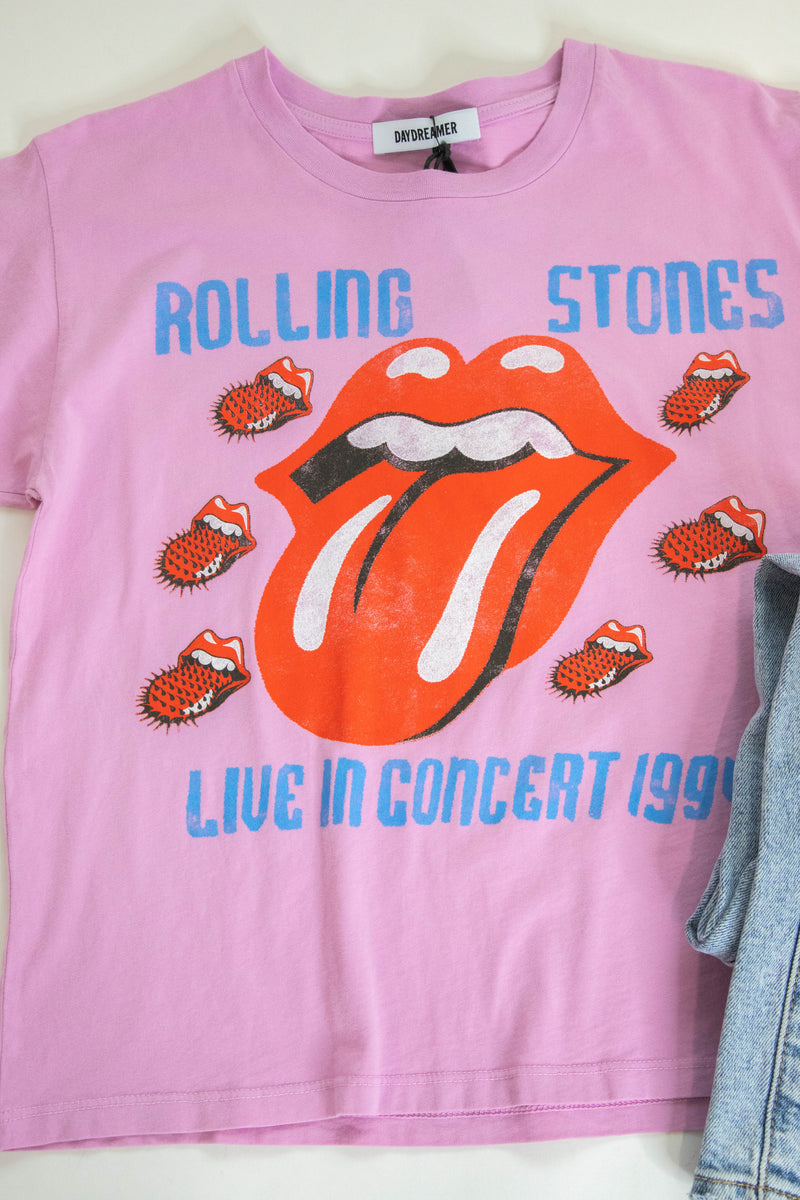 Rolling Stones Live In Concert 1994 Solo Tee, Faded Lilac | Daydreamer