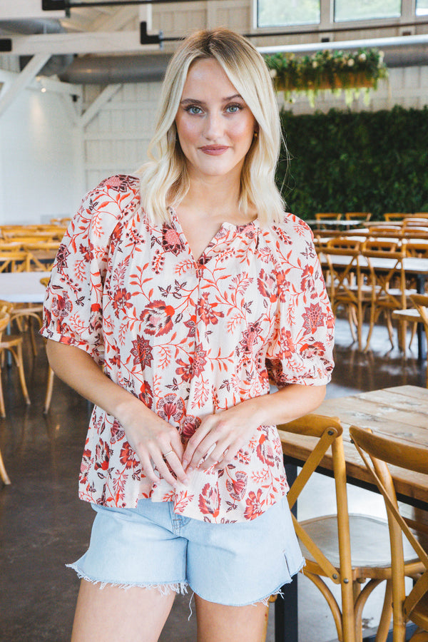 Boho Blouse, Pacific Light | Sanctuary