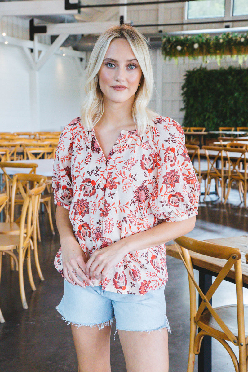 Boho Blouse, Pacific Light | Sanctuary