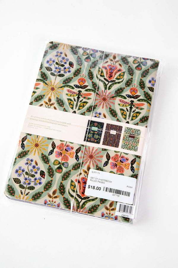 Posy Three Notebook Set | Rifle Paper Co.