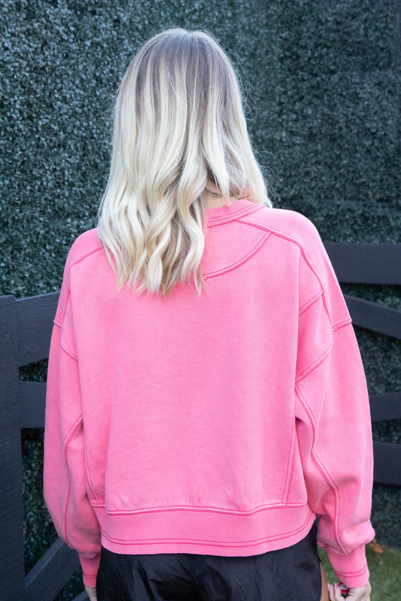 Intercept Pullover, Hibiscus | Free People