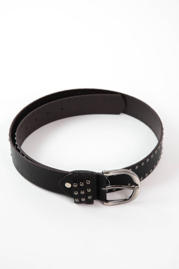 Maylee Studded Belt, Black