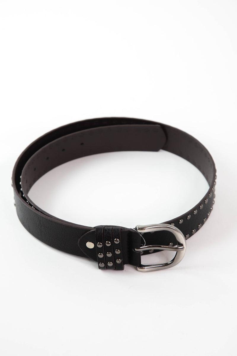 Maylee Studded Belt, Black