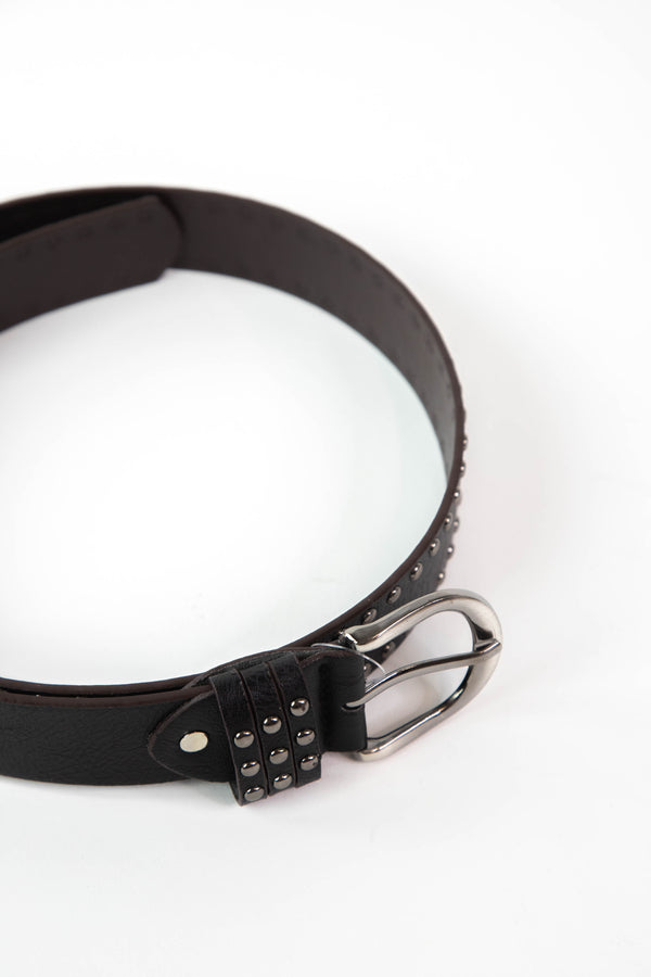 Maylee Studded Belt, Black