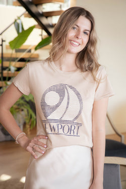 Newport Tourist Tee, Parchment | Z Supply