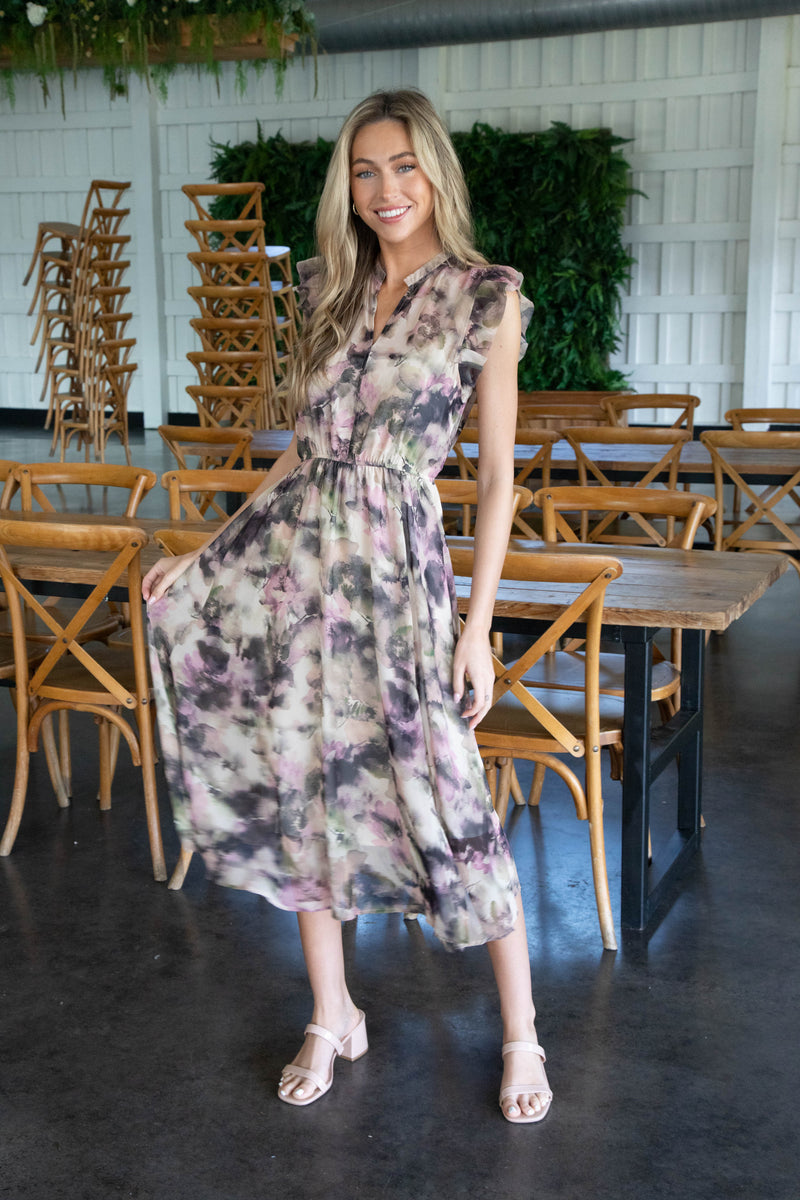 Allegra Dress, Autumn Mauve | Steve Madden