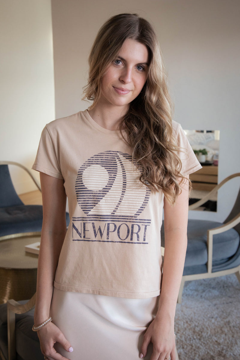 Newport Tourist Tee, Parchment | Z Supply