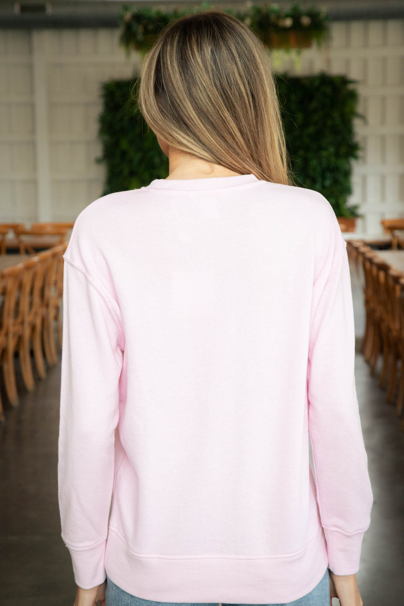 Nutcracker Graphic Sweatshirt, Blush