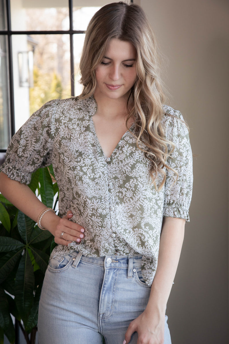 Fall Into You Paisley Top, Adorned | Sanctuary