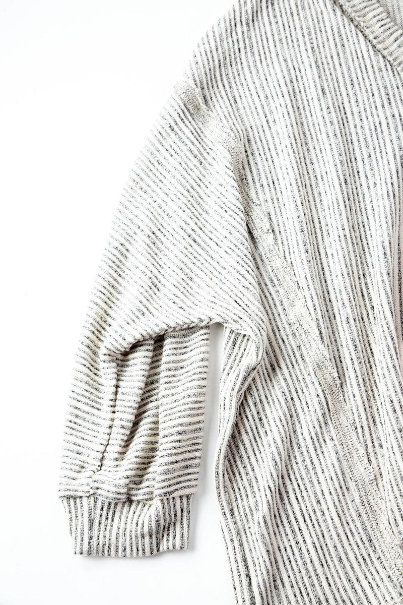 Gracen Striped Knit Top, Taupe | Plus Size