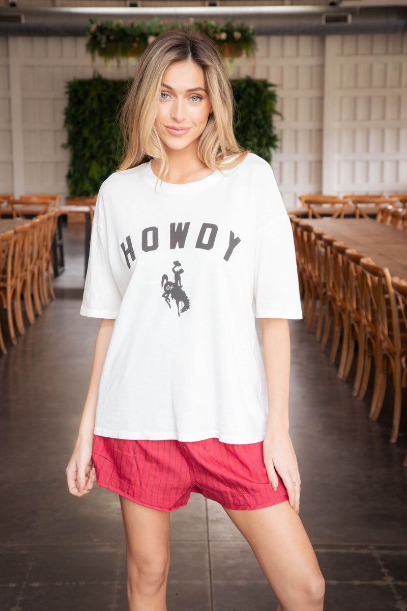 Howdy Social Tee, Sea Salt | Z Supply