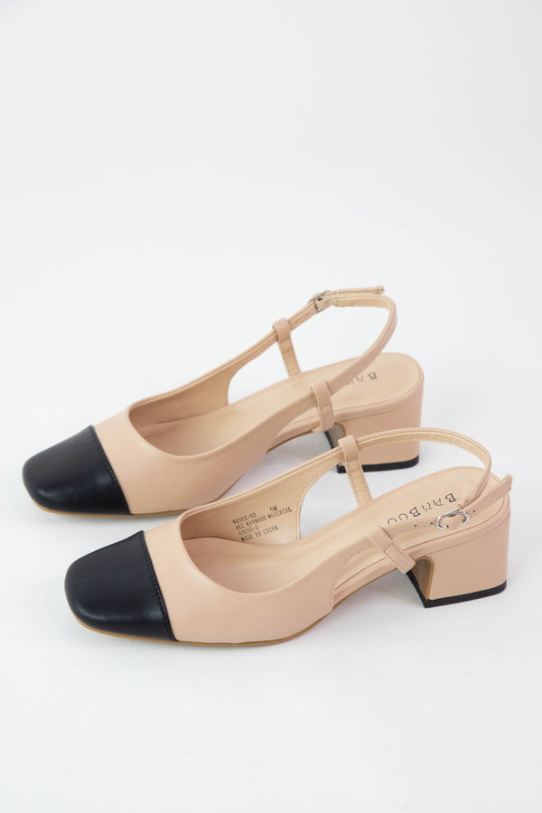 Venue Sling Strap Pump, Nude