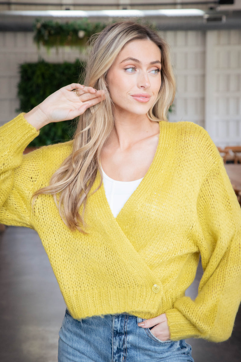 Kyan Cardigan, Cypress Green | Steve Madden