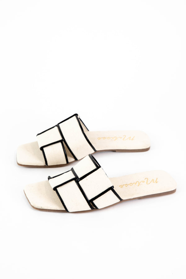 Biscayne Woven Linen Sandal, Natural | Matisse