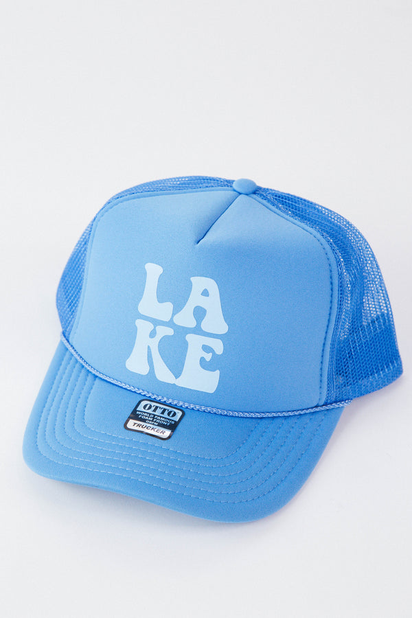 Lake Trucker Hat, Blue