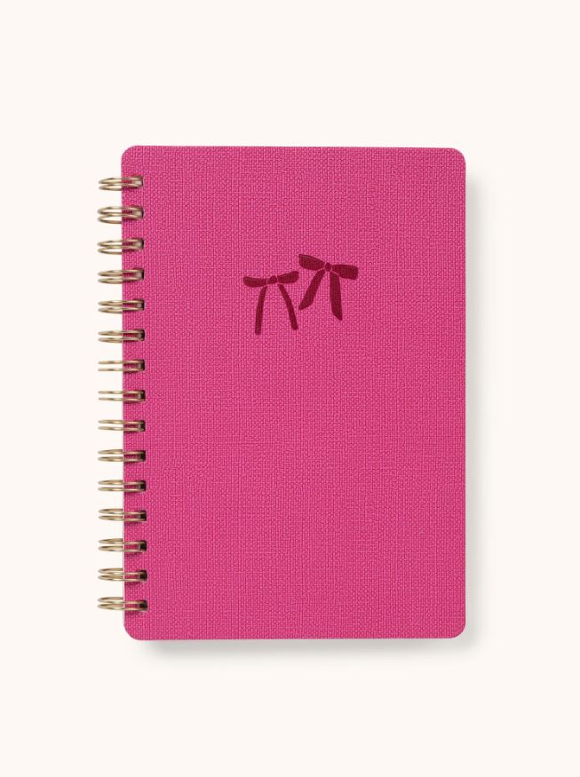 Put A Bow On It Agatha Notebook, Pink Punch