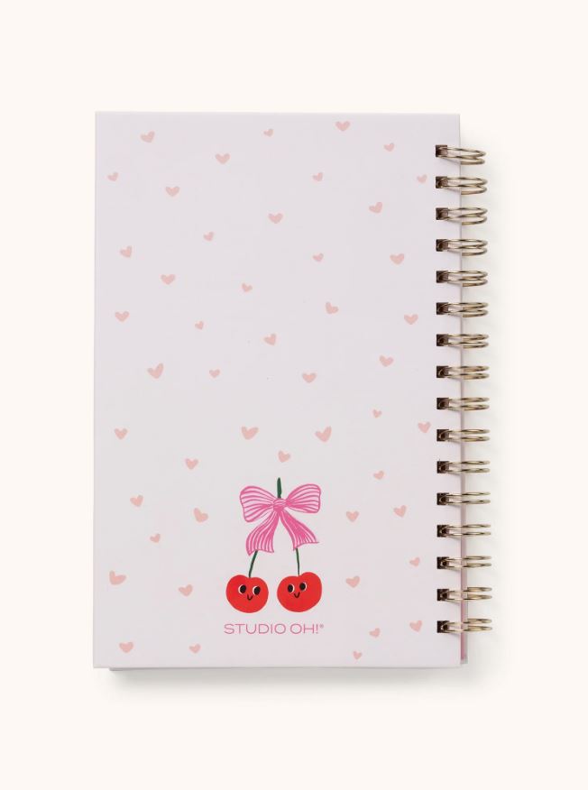 Sweetest Cherry Medium Spiral Notebook