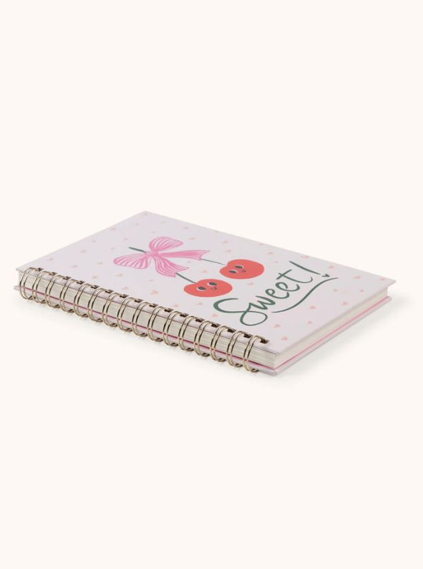 Sweetest Cherry Medium Spiral Notebook