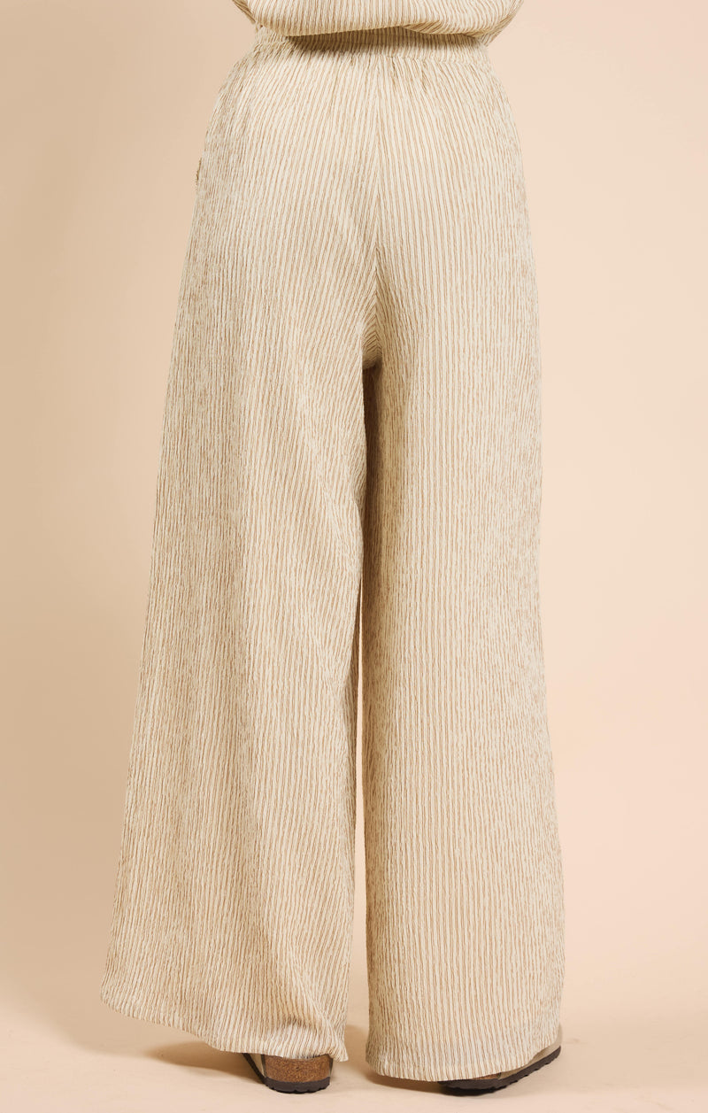 In the Clouds Wide Leg Pants, Cream Golden | Sadie & Sage