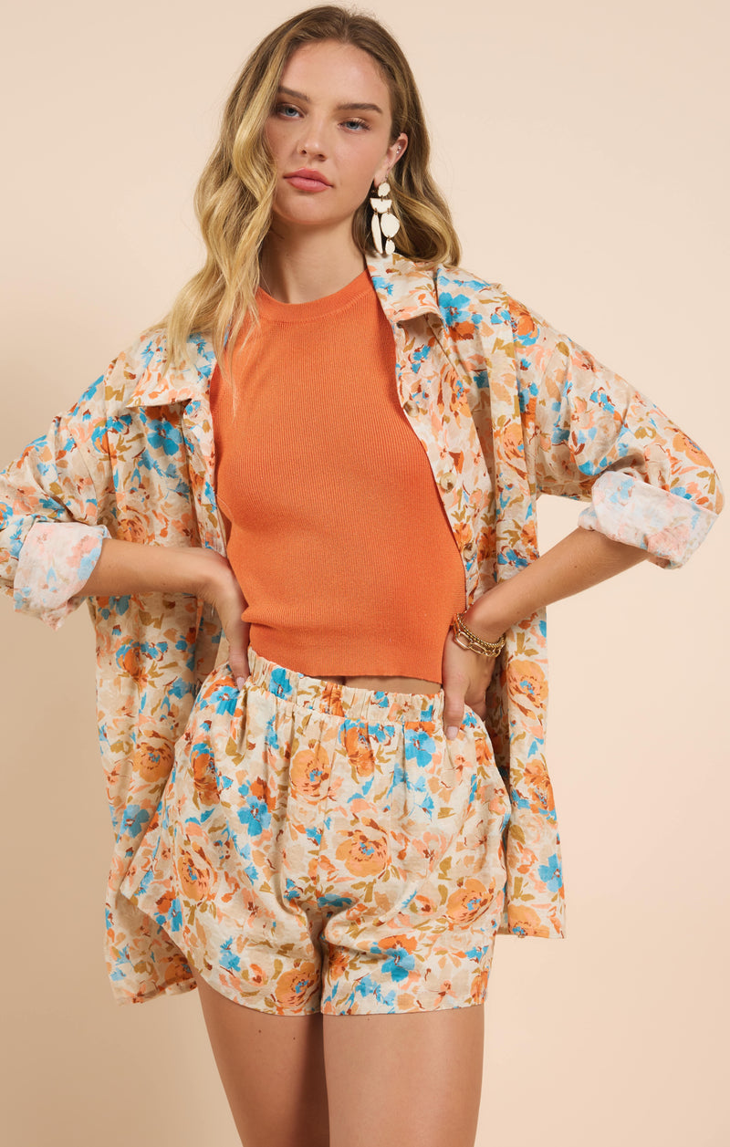 Sonoma Button Up Shirt, Multi | Sadie & Sage