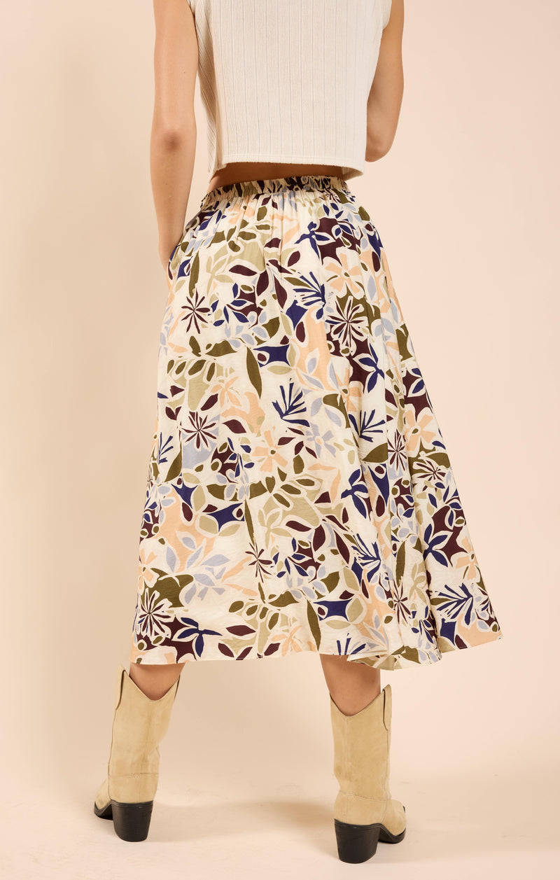 Open Road Midi Skirt, Multi | Sadie & Sage