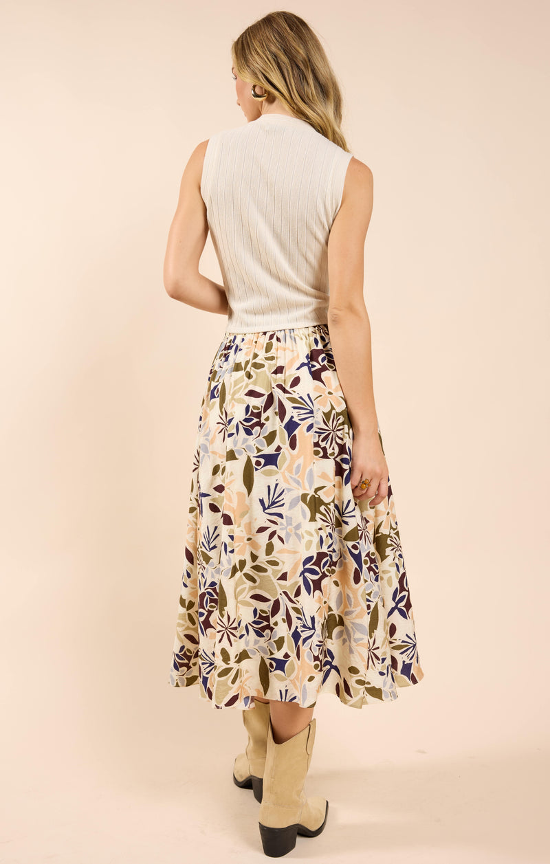 Open Road Midi Skirt, Multi | Sadie & Sage