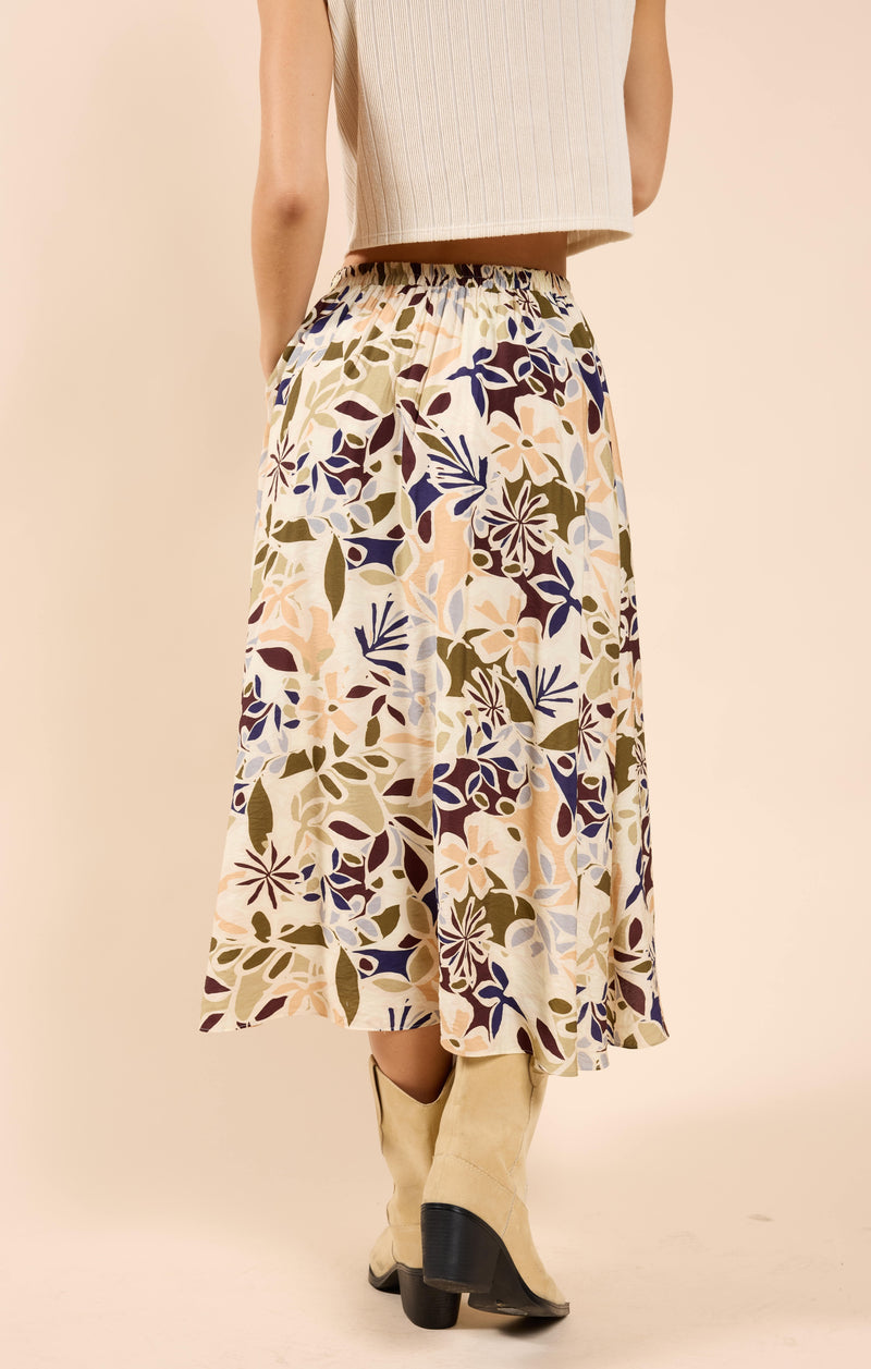 Open Road Midi Skirt, Multi | Sadie & Sage