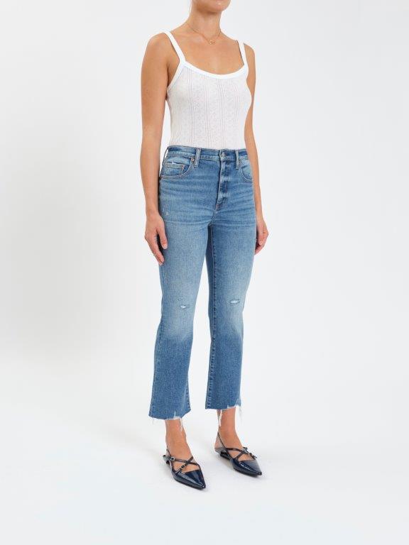 Shy Girl Cropped Flare Jeans, Wide Awake Vintage | Daze