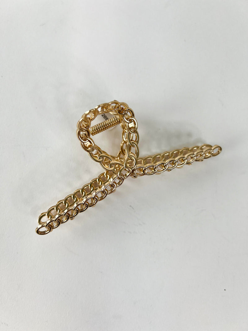 Raquel Chain Hair Claw | BRACHA