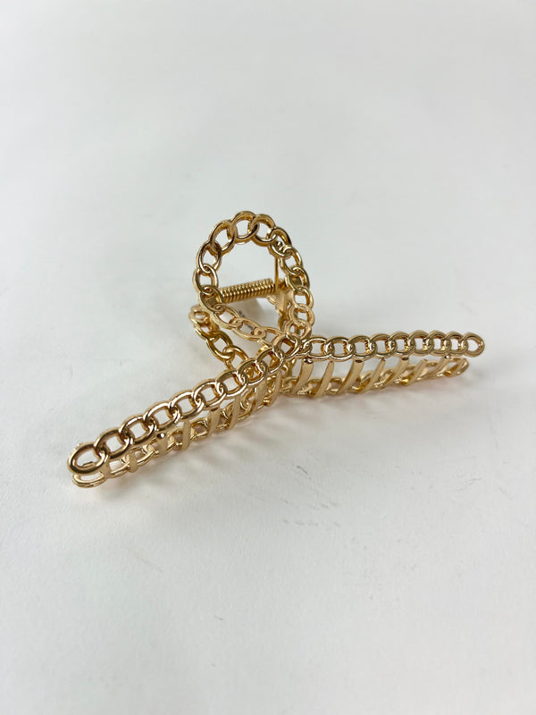 Raquel Chain Hair Claw | BRACHA