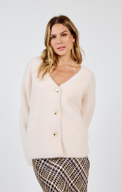 Consistency Soft Cardigan Coat, Light Blush | Sadie & Sage