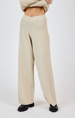 Kelsie Knit Pants, Stone | Sadie & Sage